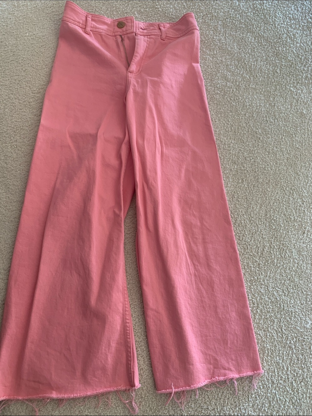 ANTONIO MELANI Pink Wide-Leg Girls' Jeans